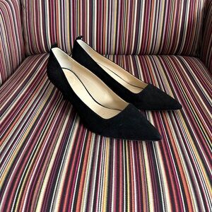 Everlane Black Suede Editor Heel